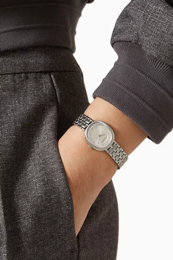 Harlow Quartz Stainless Steel Watch, 24mm