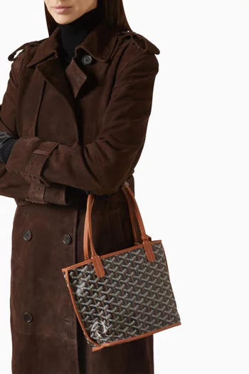 Unused Mini Anjou Tote Bag in Goyardine Canvas