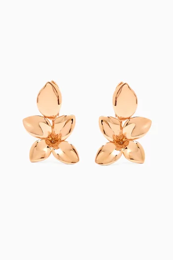 Giardini Segreti Diamond Earrings in 18kt Rose Gold