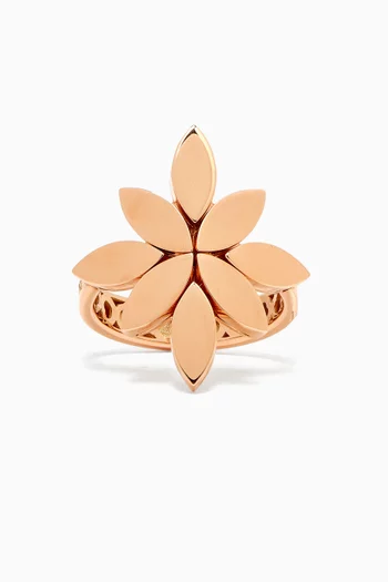 Lotus Light Garland Ring in 18kt Rose Gold