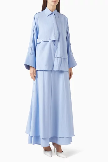 Cool Blue Jacket & Dress Set