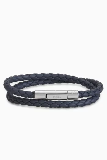 MyColors Woven Bracelet in Leather