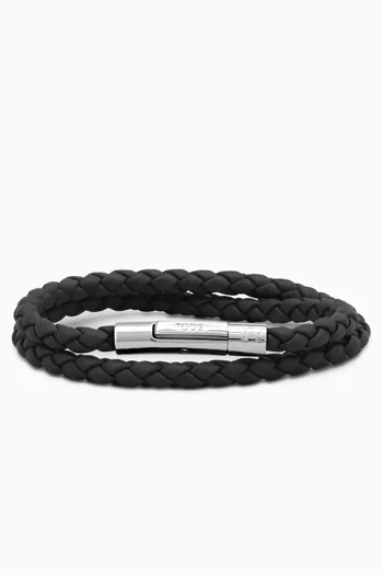 MyColors Woven Bracelet in Leather