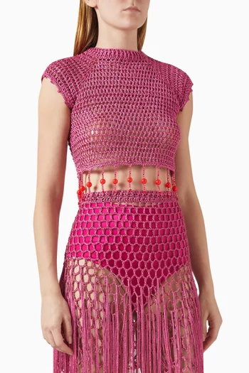 Ayla Crochet Crop Top