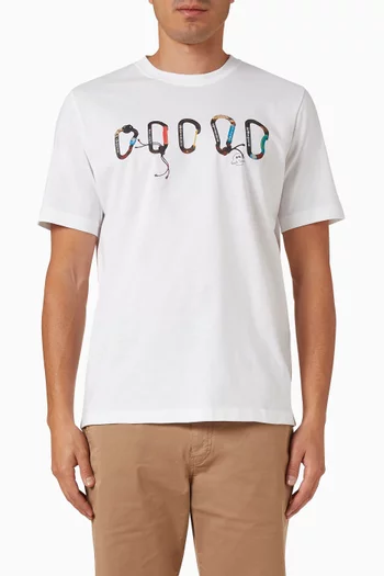 Carabiner T-shirt in Cotton