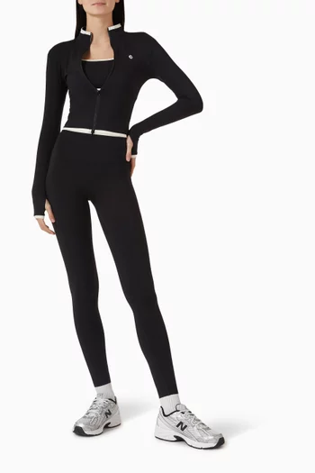 جاكيت لكس بالانس بسحّاب قماش فري فورم