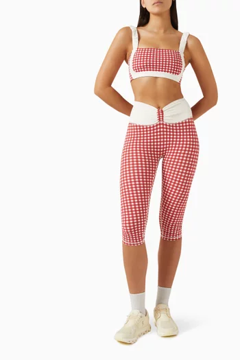 Luxe Balance Ruched Sports Crop Top