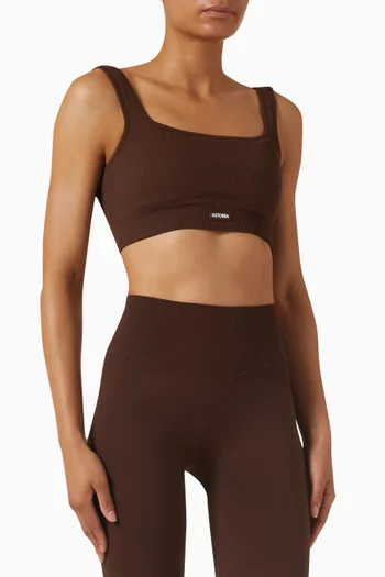 Contour Ribbed Seamless Sports Bra