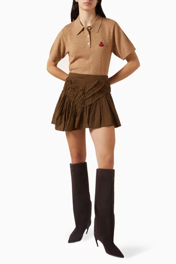 Althea Polo Shirt in Cotton Blend