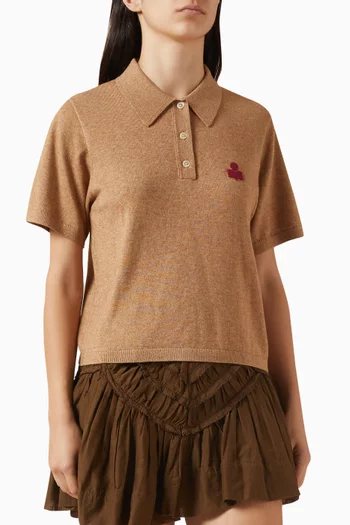 Althea Polo Shirt in Cotton Blend