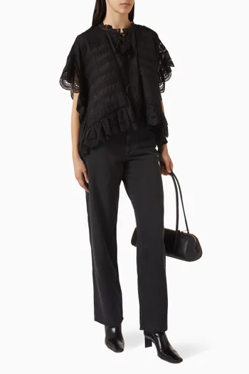 Jenny Straight-leg Jeans in Denim