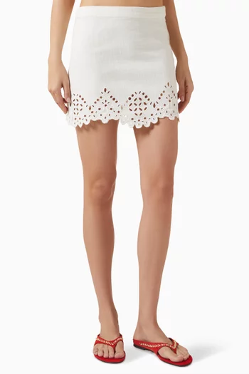 Laser-cut Mini Skirt