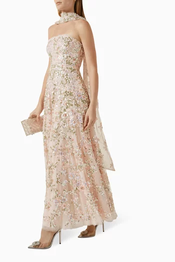 فستان دريم جارلاند بفتحة رقبة بلا حمالات