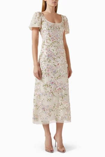 Dream Garland Ankle Gown