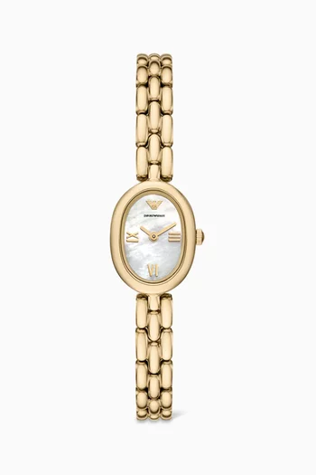 ساعة اوفيليا كوارتز ستانلس ستيل، 24 مم