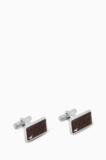 Eagle Logo Cufflinks in Metal