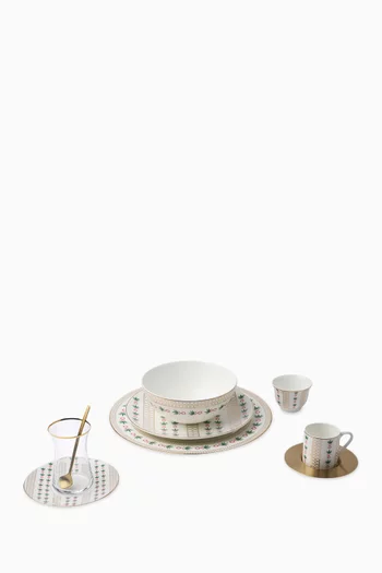 طقم استكانات وأطباق باك تو ذا روتس، 6 قطع