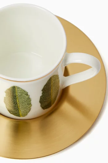 طقم فناجين وأطباق إسبريسو بالم، 6 قطع