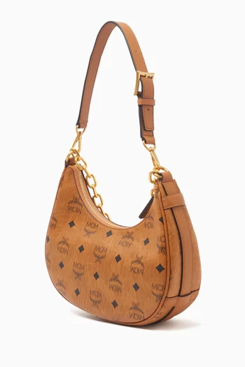 Small Aren VI Hobo Bag in Visetos Canvas