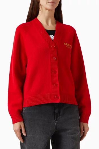 كارديغان بشعار زهرة بوكي صوف