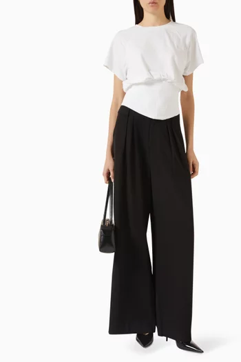 Corset Lace-up T-shirt