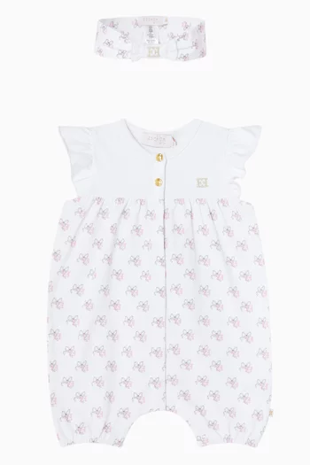 Printed Pyjama & Headband Set