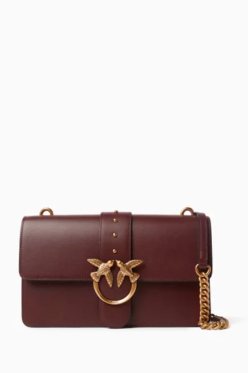 Love One Classic Shoulder Bag in Leather