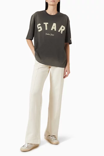 تي شيرت بقصة فضفاضة جيرسيه للجنسين