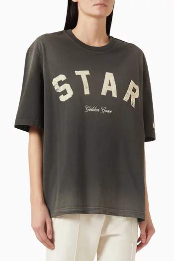 تي شيرت بقصة فضفاضة جيرسيه للجنسين