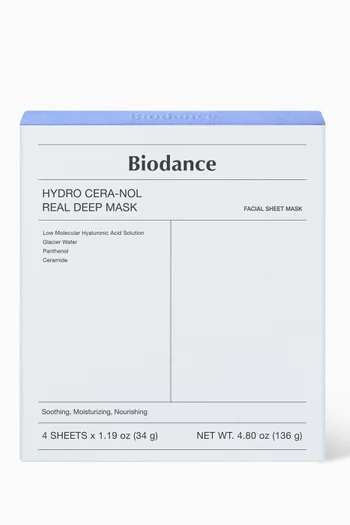 Hydro Cera-nol Real Deep Mask, 4 sheets