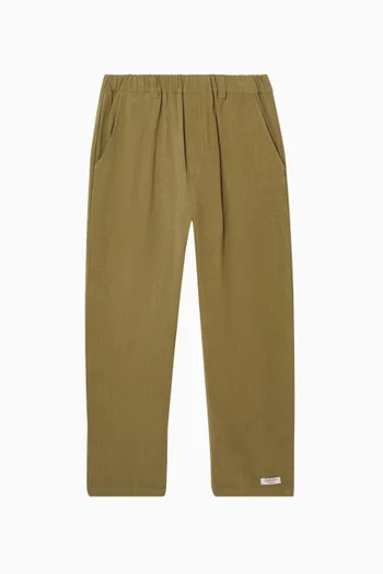 Dado Straight-leg Pants in Viscose-linen