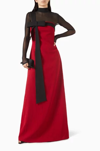 Trang Bow Maxi Dress