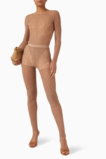 Stirrups Leggings in Lace