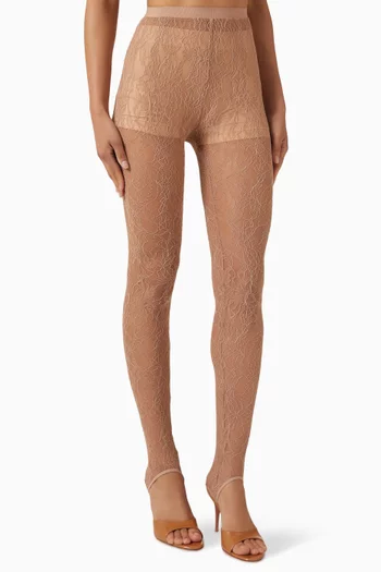 Stirrups Leggings in Lace