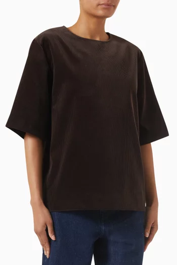 Relaxed-fit Top in Corduroy