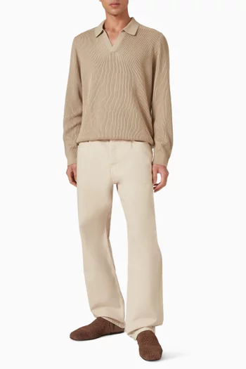 سترة بولو قطن