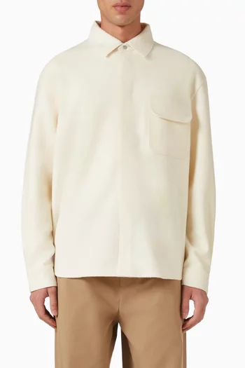 Felted Shirt in Wool-blend