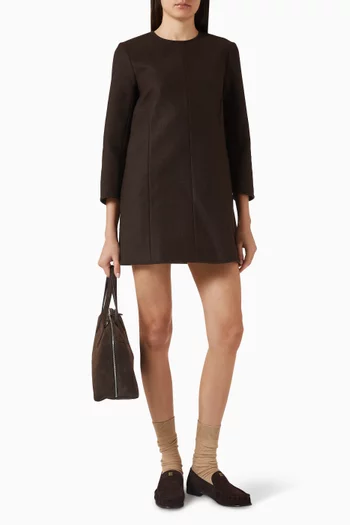 فستان صوف بقصة قصيرة