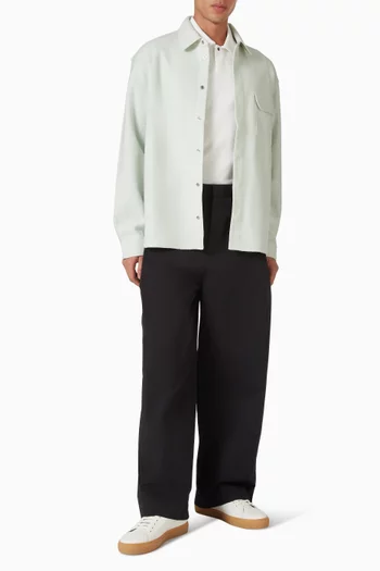 Overshirt in Boiled-wool