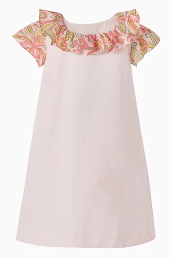 Ruffled Dress in Cotton