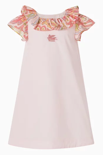 Ruffled Dress in Cotton