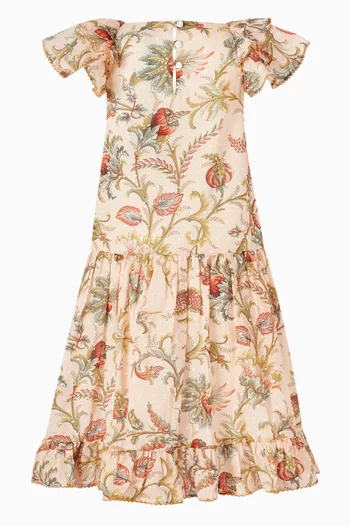 Printed Dress in Cotton