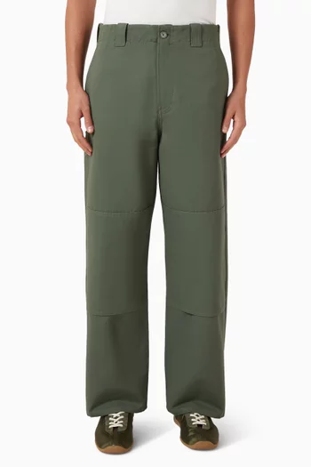 Double Knee Chino Pants in Cotton