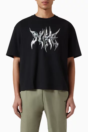 تي شيرت بقصة مربعة قطن من مجموعة فروج