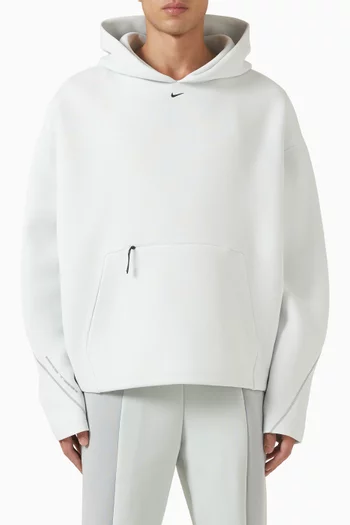 كنزة بغطاء رأس صوف معالج