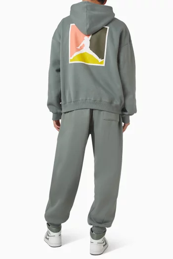 كنزة بغطاء رأس بروكلين وطبعة صوف