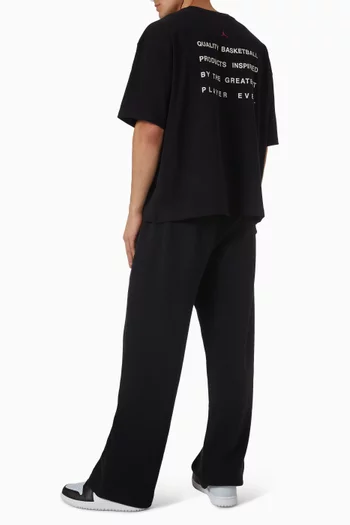 تي شيرت فلايت بشعار الماركة قطن