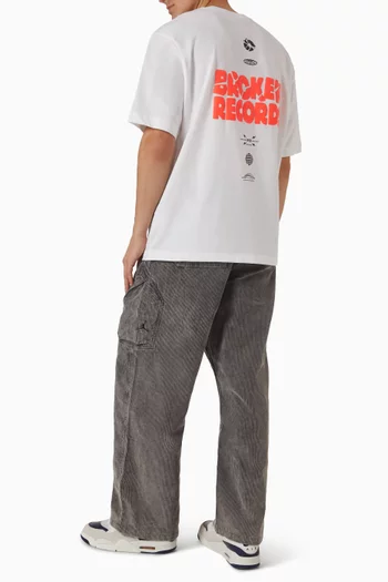 تي شيرت بطبعة قطن