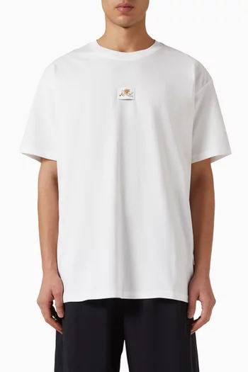 تي شيرت بطبعة قطن