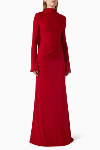 فستان بكاب وكشكش